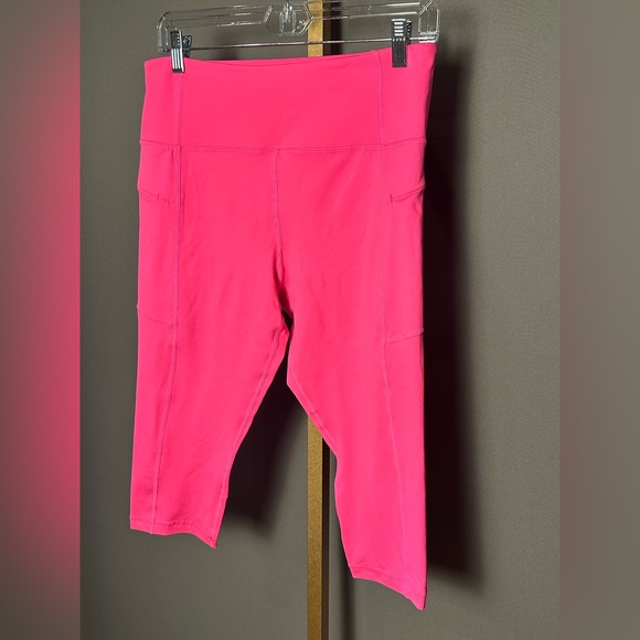 ZYIA Active Hot Pink Light N Tight Leggings - Picture 2 of 7